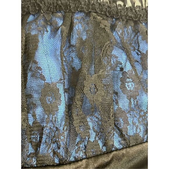 Coquette black blue nightie chemise 3x/4x - Picture 7 of 7